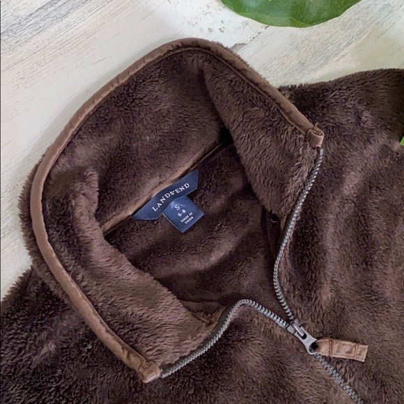 Lands End Woman’s Fleece Pullover - Picture 2 of 6